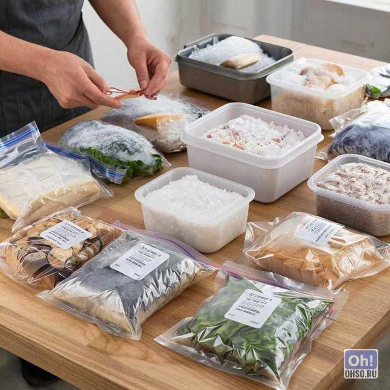 Лайфхаки для заморозки продуктов: как сохранить свежесть и вкус надолго